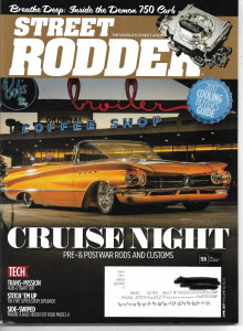 STREET RODDER 2017 JUNE - 4L85-E SWAP, TRI 5 UPHOLSTER, A HALF MODEL A HOOD